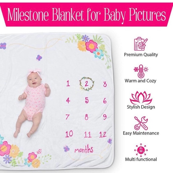 Other Baby Milestone Blanket Poshmark